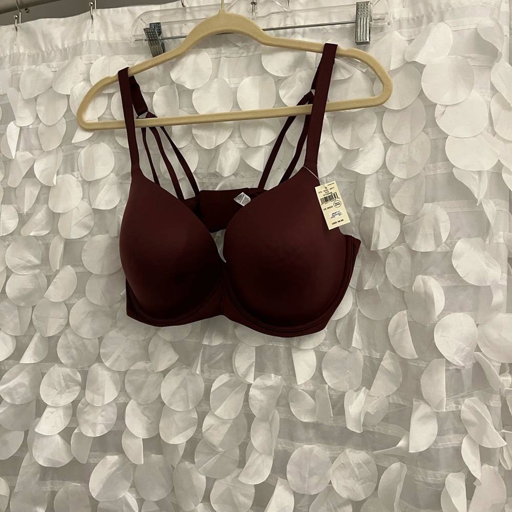 Aerie Deep Red Strappy Bra